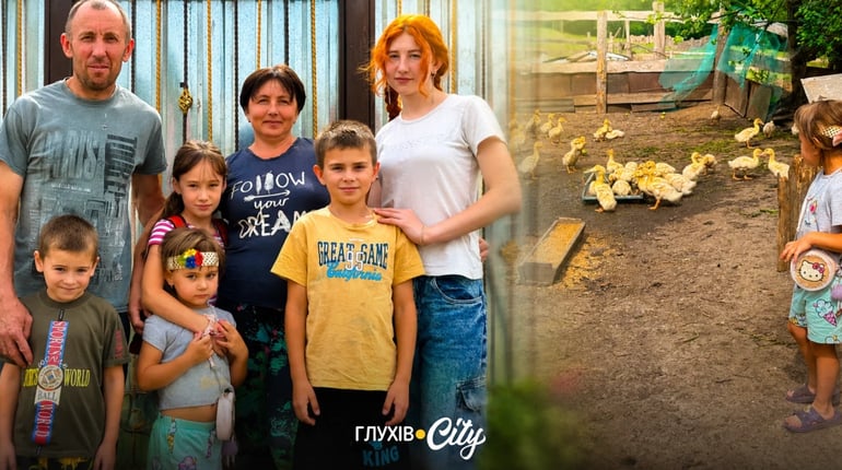 Велика родина з Полошок: як сім’я з Глухівщини виховує пʼятьох своїх і трьох патронатних дітей