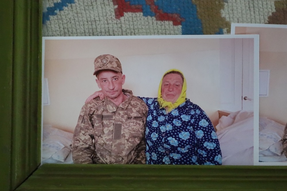 Марія Михайлівна разом із сином у лікарні