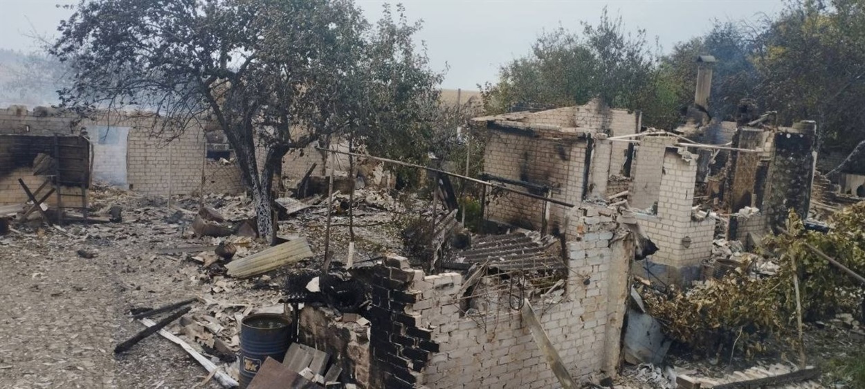 Місце, де був дім родини Севрюк
