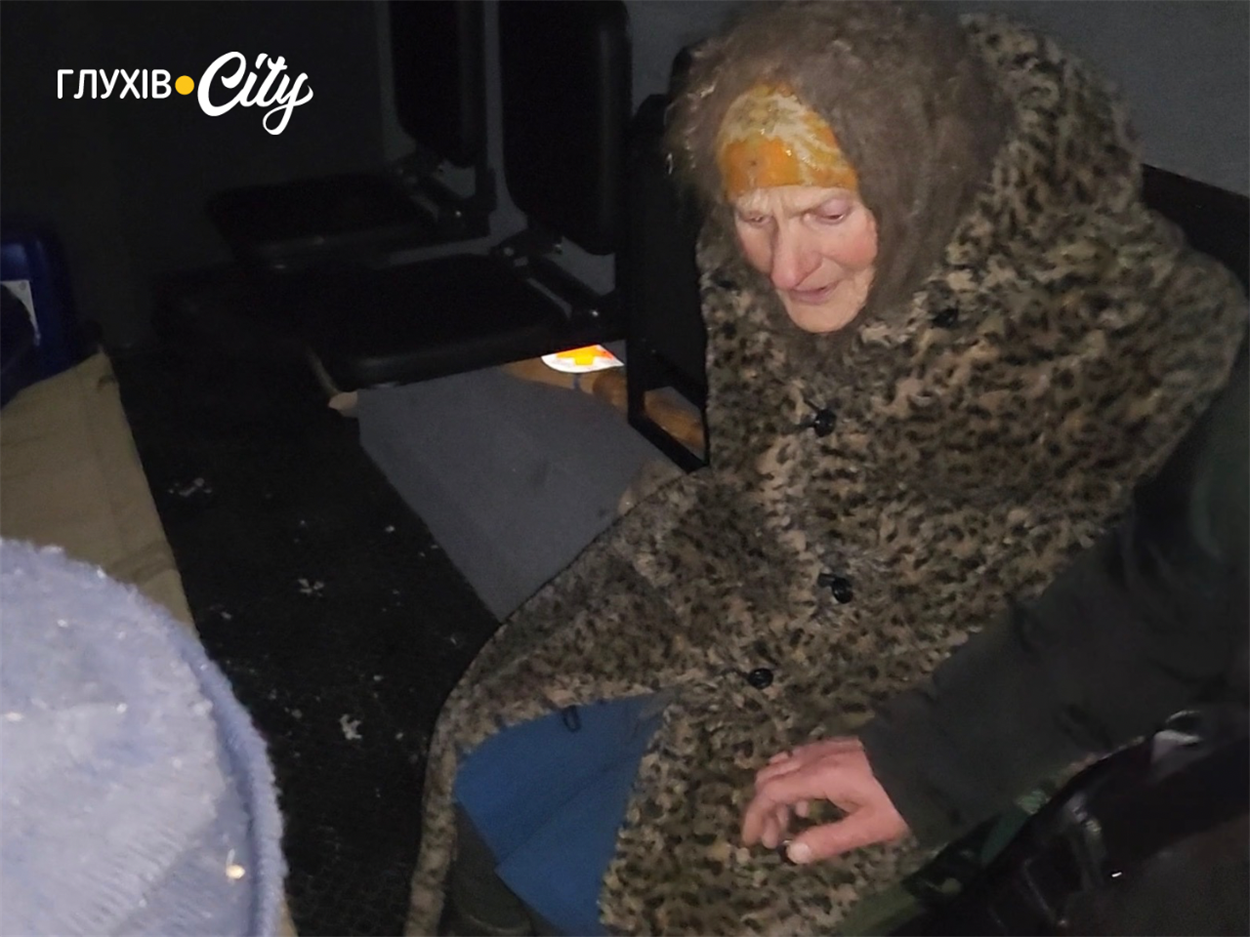 Скріншот із відео, наданого з евакуації Максимом Мироненком