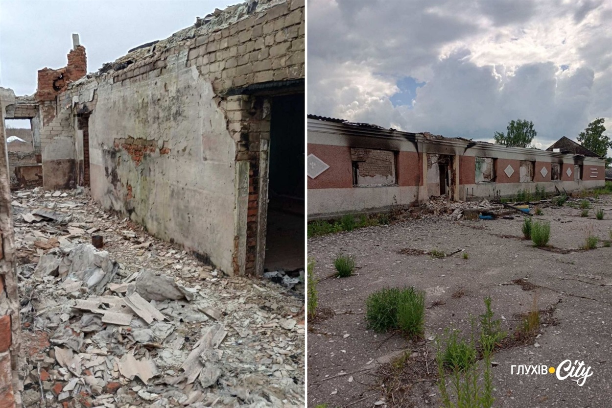 Наслідки російських атак по дошкільному закладу
