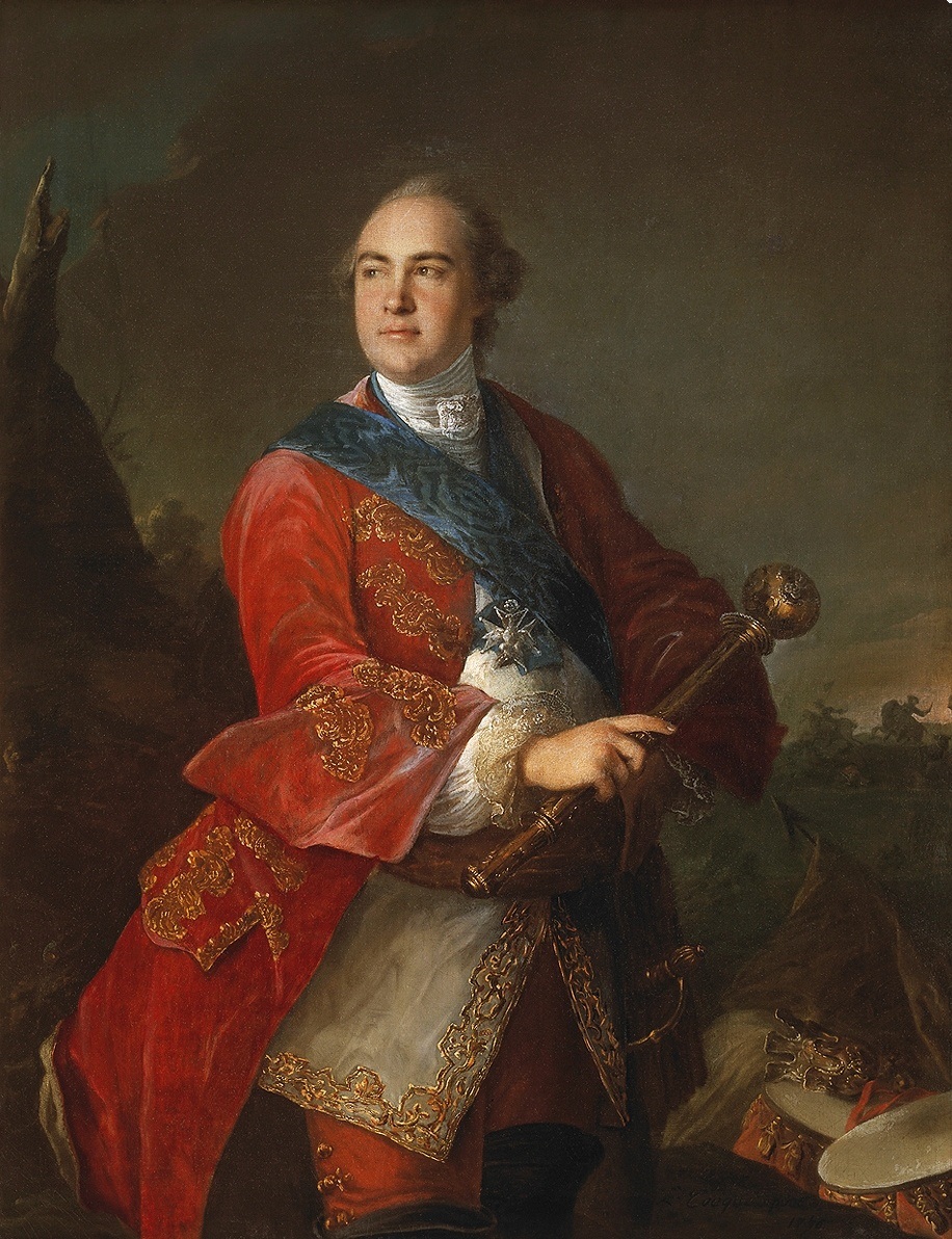 Кирило Розумовський Портрет, написаний Луї Токе, 1758 рік, полотно.