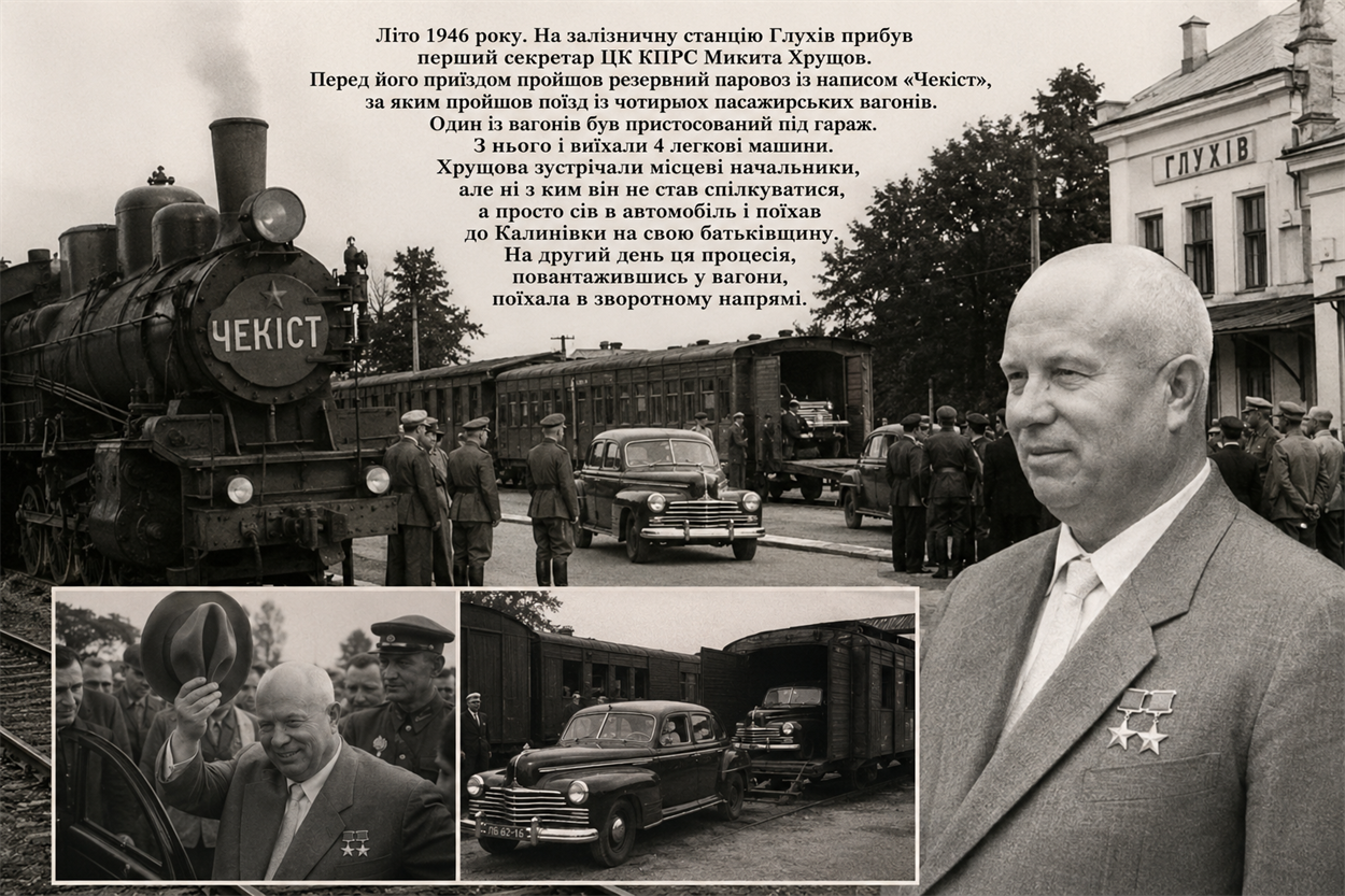 1946 Як ШІ побачив приїзд Хрущова до Глухова